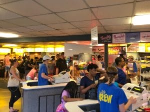 crowded Snack Bar at Bengies Drive-In Theatre